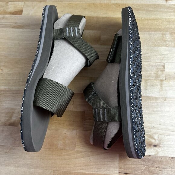 THE NORTH FACE Sandals Skeena‎ Olive Green Sport Hook Loop Men's Size 12 NEW - Picture 7 of 10